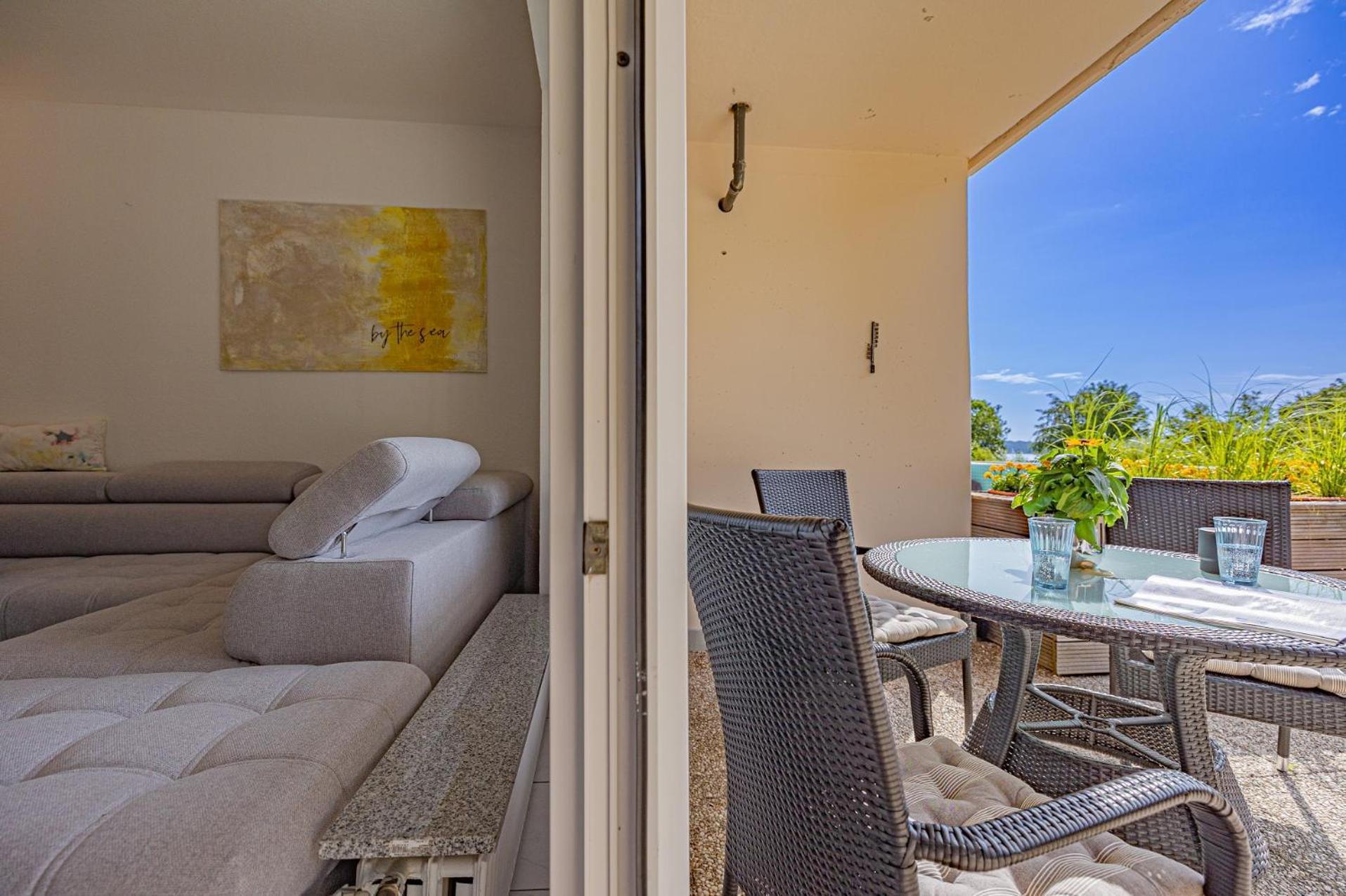 Strandresidenz Wassersleben: Meeresbrise Apartment mit Meerblick Harrislee Exterior photo